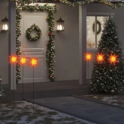 vidaXL - Kerstverlichting - Rood