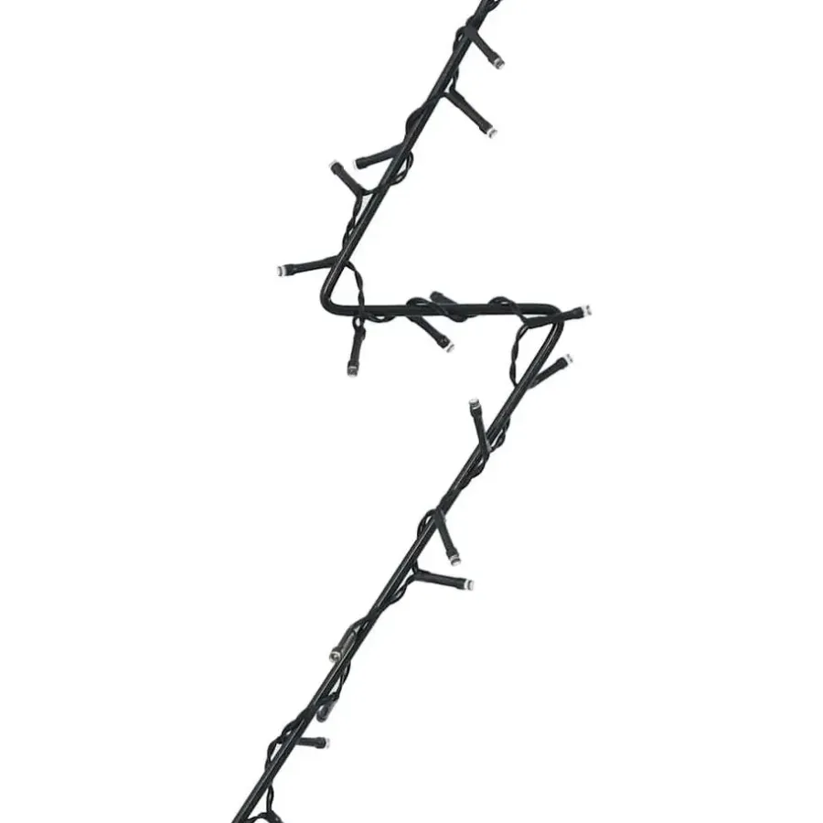 Kerstverlichting-vidaXL - Kerstverlichting kerstboom silhouet 63x90 cm - Warmwit - Kunststof
