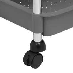 Trolleys-vidaXL - Keukentrolley - Grijs - IJzer