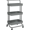 Trolleys-vidaXL - Keukentrolley - Grijs - IJzer