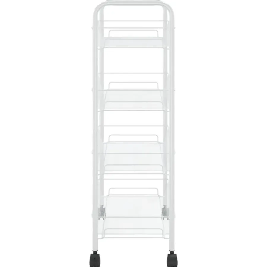 vidaXL - Keukentrolley - Wit - IJzer - 46 x 26 x 85 cm