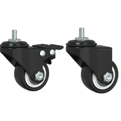 Trolleys-vidaXL - Keukentrolley - Zwart - Bewerkt hout