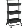 Trolleys-vidaXL - Keukentrolley - Zwart - IJzer
