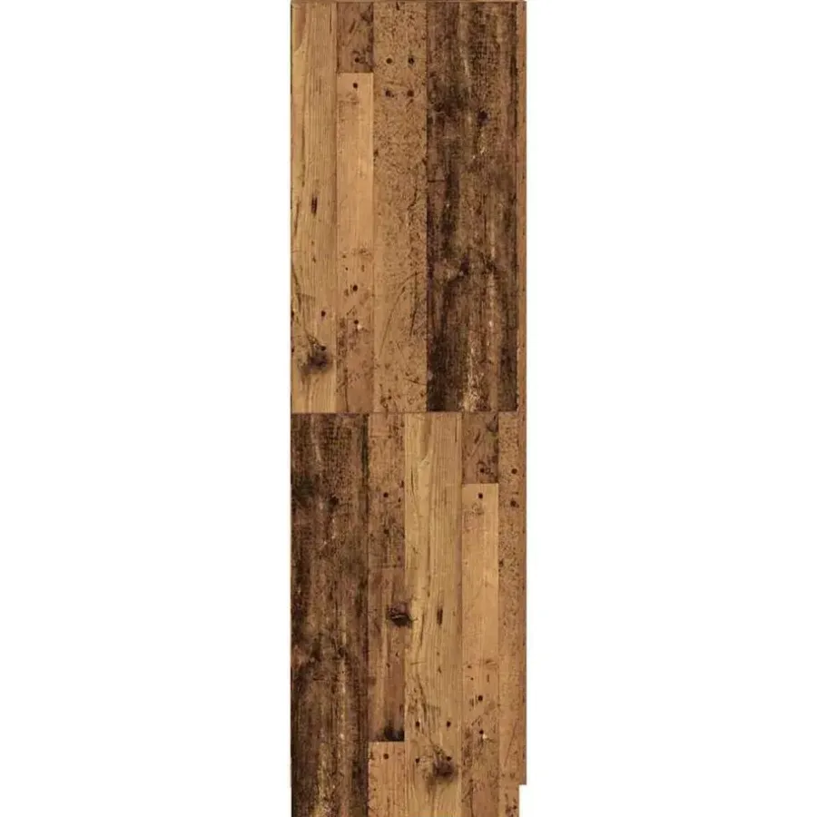 vidaXL - Kledingkast - Bruin - Bewerkt hout