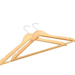 vidaXL - Kleerhanger - Bruin - Hout - 20 stuks