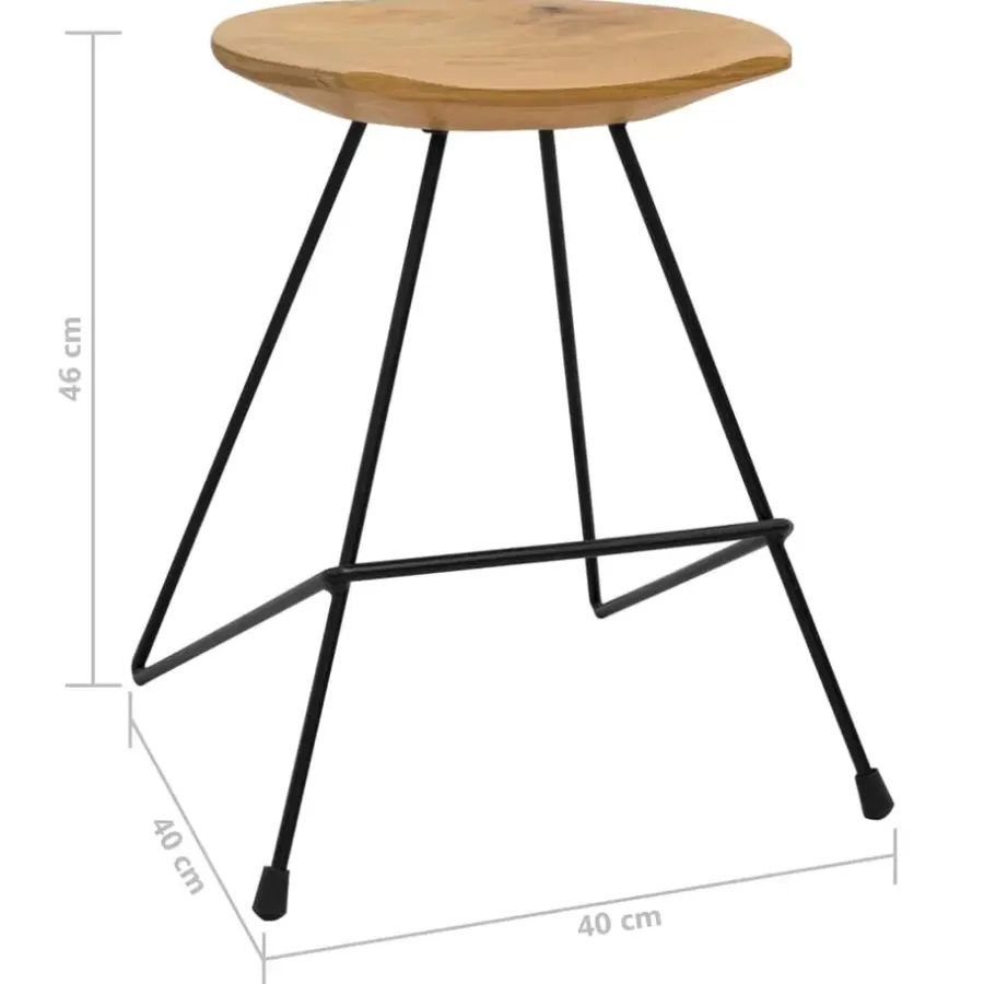 Krukjes-vidaXL - Kruk - Bruin - Hout