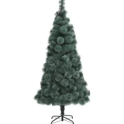 Kerstbomen-vidaXL - Kunstboom - Groen - 180 x 95 cm