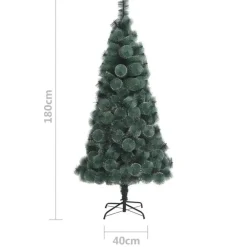 Kerstbomen-vidaXL - Kunstboom - Groen - 180 x 95 cm