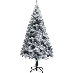 Kerstbomen-vidaXL - Kunstboom - Groen - 150 x 95 cm