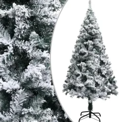 Kerstbomen-vidaXL - Kunstboom - Groen - 150 x 95 cm