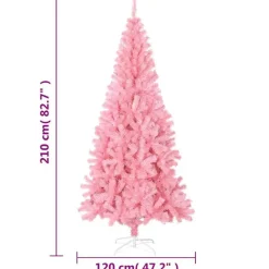 vidaXL - Kunstboom - Roze - 210 x 110 cm