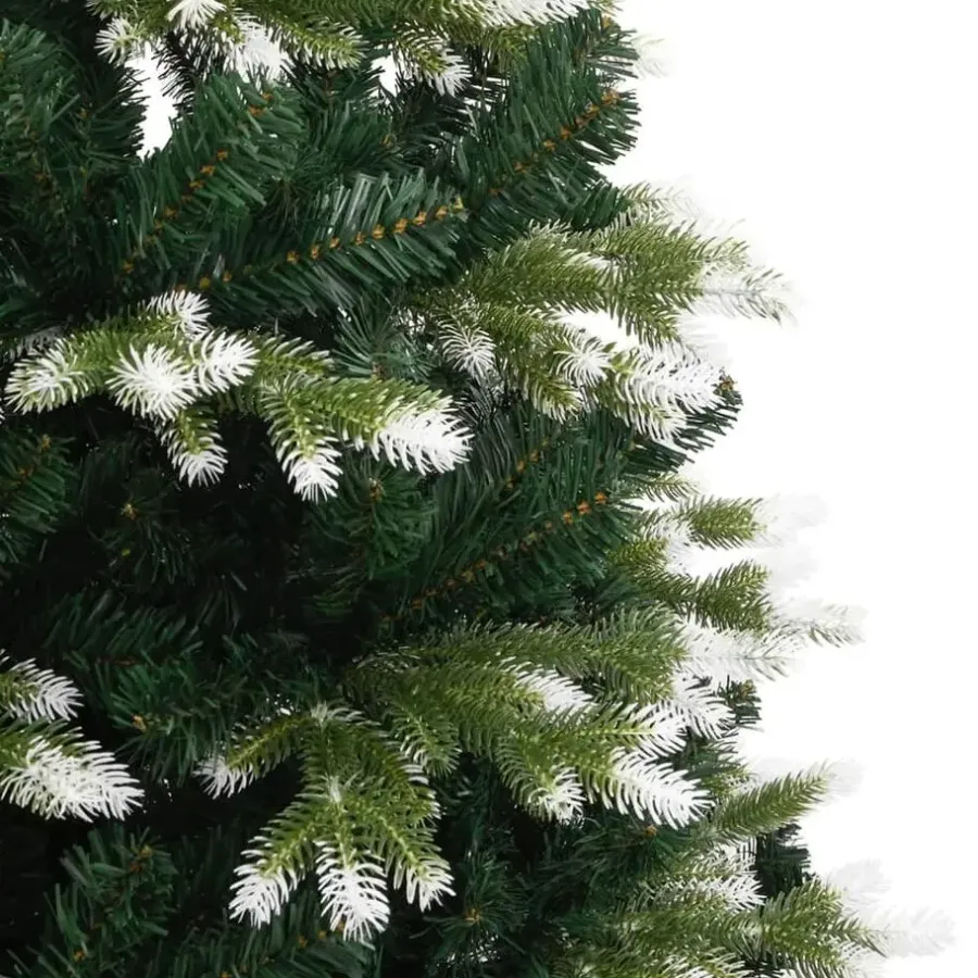 Kerstbomen-vidaXL - Kunstkerstboom - Groen - 210 cm