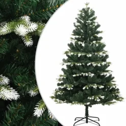 Kerstbomen-vidaXL - Kunstkerstboom - Groen - 120 cm