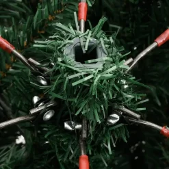Kerstbomen-vidaXL - Kunstkerstboom - Groen - 120 cm