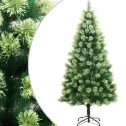 Kerstbomen-vidaXL - Kunstkerstboom - Groen - 150 cm