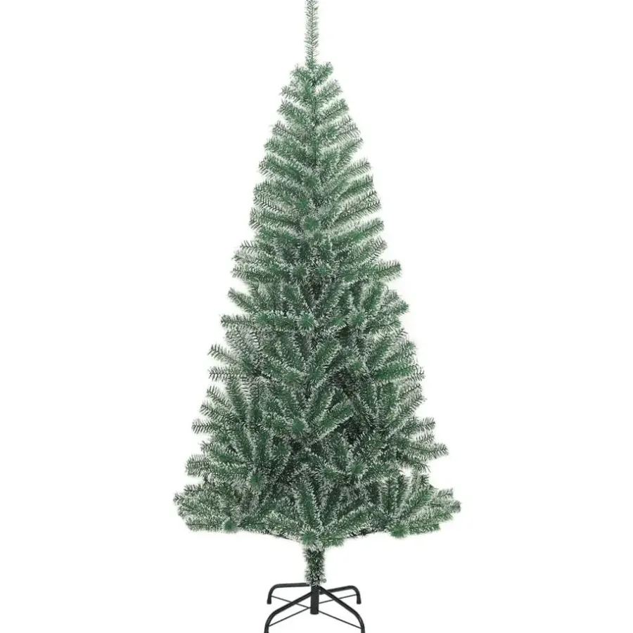 vidaXL - Kunstkerstboom - Groen - 210 cm