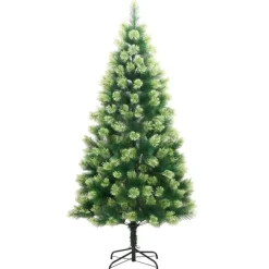 Kerstbomen-vidaXL - Kunstkerstboom - Groen - 180 cm