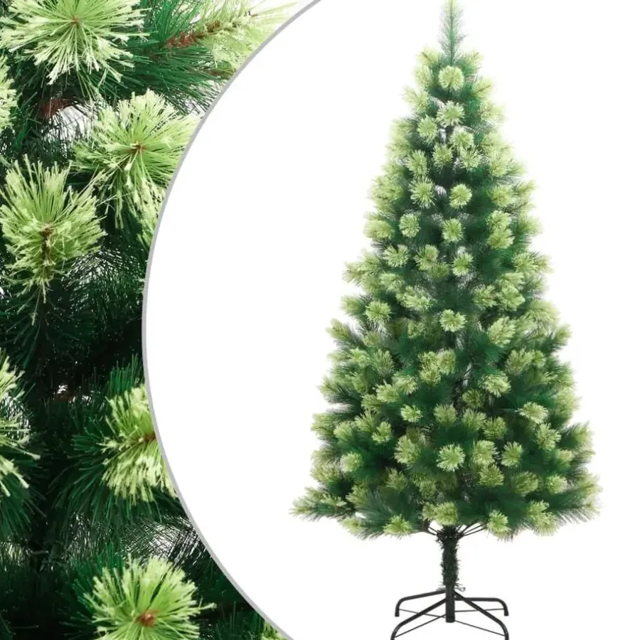 Kerstbomen-vidaXL - Kunstkerstboom - Groen - 180 cm