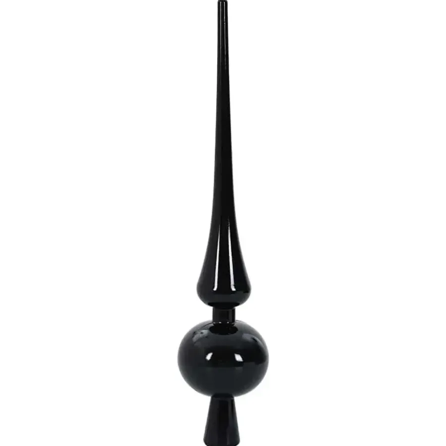 vidaXL - Kunstkerstboom met zwarte ballen 180 cm - Groen en wit - PVC en hout
