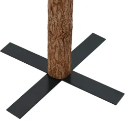 Kerstbomen-vidaXL - Kunstkerstboom met staal standaard 180 cm - Groen - PVC
