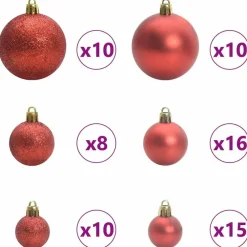 Kerstbomen-vidaXL - Kunstkerstboom met staal standaard 180 cm - Groen - PVC