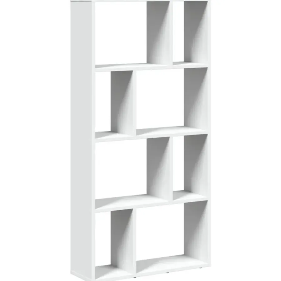 Boekenkasten|Boekenkasten-vidaXL - 4-laags Boekenkast voor woonkamers - Wit - Hout - 60x20x120 cm