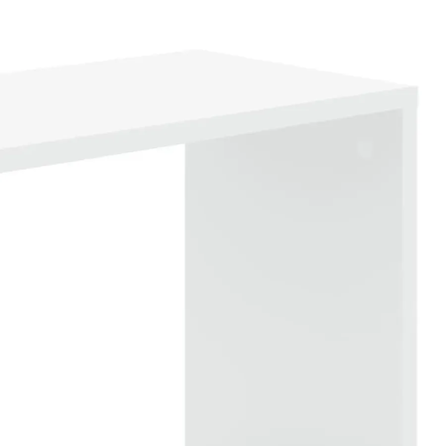 Boekenkasten|Boekenkasten-vidaXL - 5-laags Boekenkast - Wit - Bewerkt hout - 80.5x23.5x162.5 cm