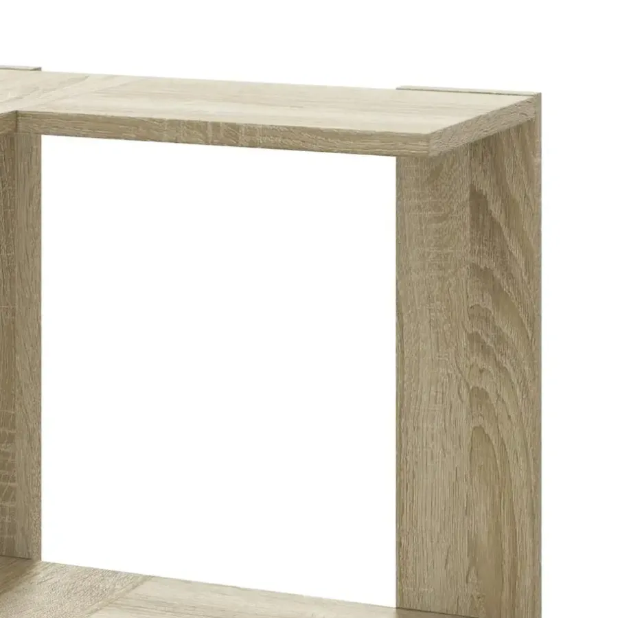 Boekenkasten|Boekenkasten-vidaXL - 5-laags Hoekboekenkast - Sonoma eiken - Bewerkt hout - 50x50x179 cm