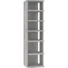 vidaXL - 6-laags Schoenenkast 6 paar - Betongrijs - Hout - 27.5x27x102 cm
