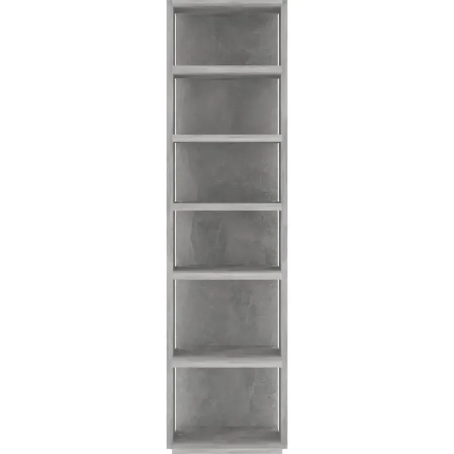 vidaXL - 6-laags Schoenenkast 6 paar - Betongrijs - Hout - 27.5x27x102 cm