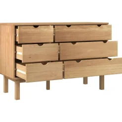 Ladekasten|Ladekasten-vidaXL - Ladekast - Bruin - Grenenhout