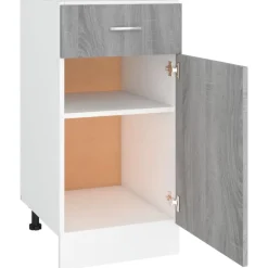 Wandkasten-vidaXL - Ladekast - Bruin - Bewerkt hout