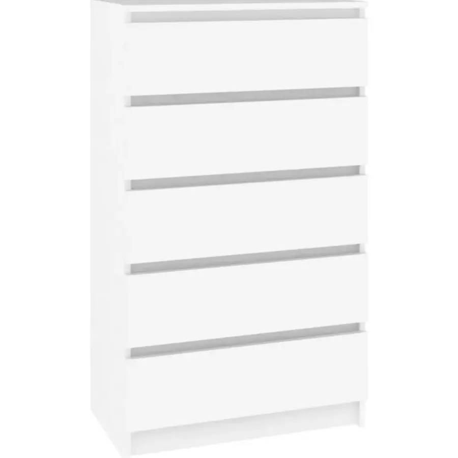 Ladekasten|Ladekasten-vidaXL - Ladekast - Wit - Bewerkt hout
