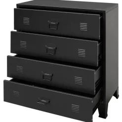 vidaXL - Ladekast - Zwart - Metaal