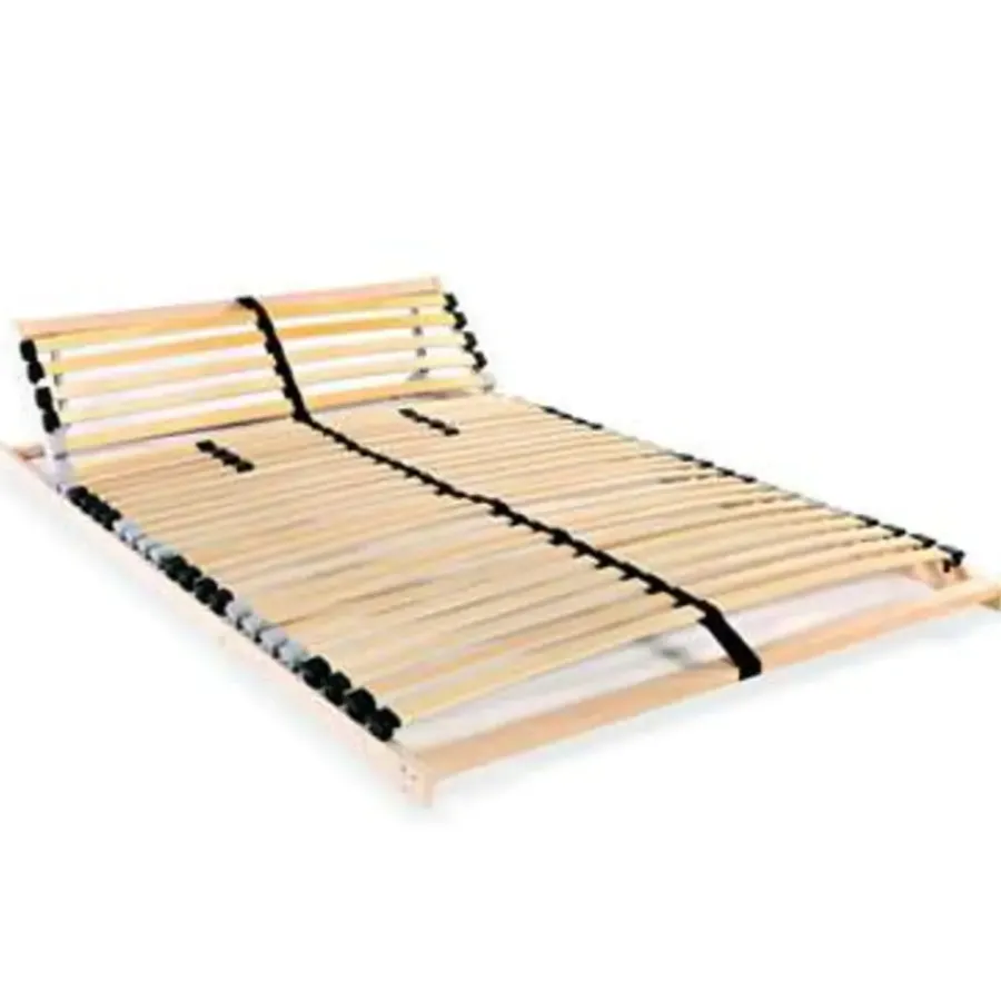 vidaXL - Lattenbodem - Bruin - Hout - 140 x 200 cm