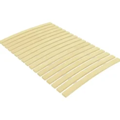 Lattenbodems-vidaXL - Lattenbodem met 17 latten - Bruin - Hout - 80 x 200 cm
