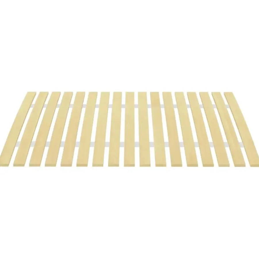 Lattenbodems-vidaXL - Lattenbodem met 17 latten - Bruin - Hout - 80 x 200 cm