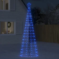 vidaXL - Led-kerstboom - Blauw - 300 cm