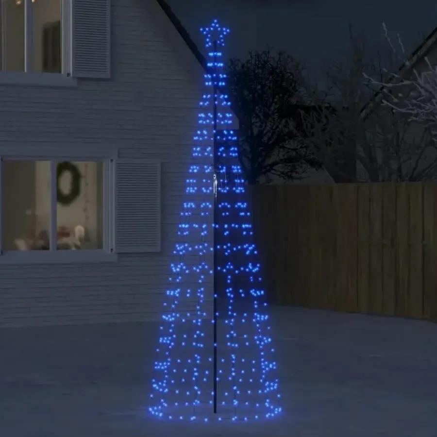 vidaXL - Led-kerstboom - Blauw - 300 cm