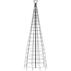 vidaXL - Led-kerstboom - Blauw - 300 cm
