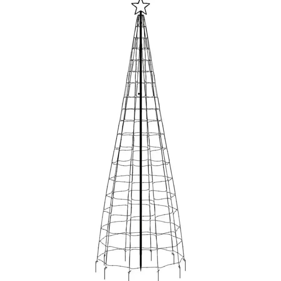 vidaXL - Led-kerstboom - Blauw - 300 cm