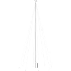 vidaXL - Led-kerstboom - Blauw - IJzer