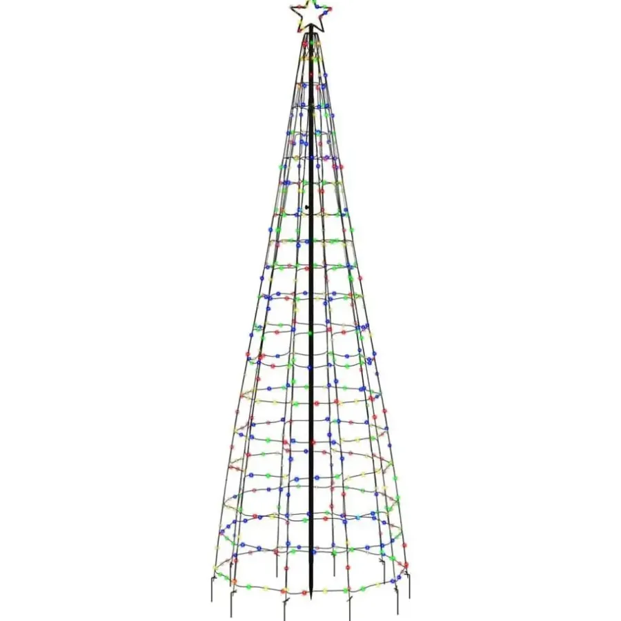 vidaXL - Led-kerstboom - Multikleur - 300 cm