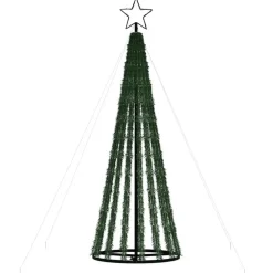 Kerstverlichting-vidaXL - Led-kerstboom - Warmwit - 180 cm