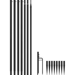 Kerstverlichting-vidaXL - Led-kerstboom - Wit - 800 x 230 cm