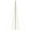 Kerstverlichting-vidaXL - LED-kerstboom met spikes 1534 LEDs 166,5x500 cm - Warmwit - Koper