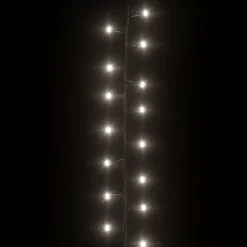 vidaXL - Led-slinger - Cold white and dark green - 13 m