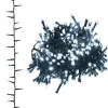 vidaXL - Led-slinger - Cold white and dark green - 25 m