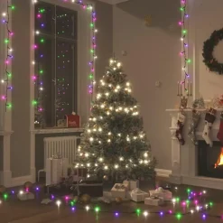 Kerstverlichting-vidaXL - Led-slinger - Pastel multicolour - 15 m