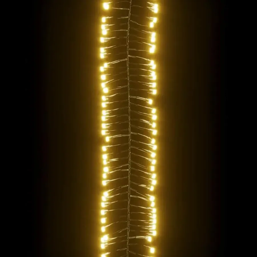 vidaXL - Led-slinger - Warmwit en donkergroen